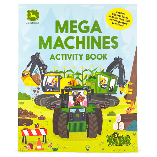 John Deere Kids Mega Machines Activity Book by Jack Redwing, Steven Wood, Cottage Door Press, Parragon Books, 9781646381791 John Deere Kids Mega Machines Activity Book by Jack Redwing, Steven Wood, Cottage Door Press, Parragon Books, 9781646381791