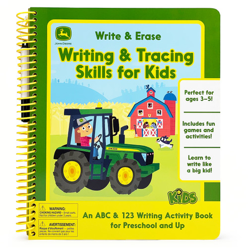 John Deere Kids Write & Erase Writing & Tracing Skills for Kids by Cottage Door Press, 9781646386338