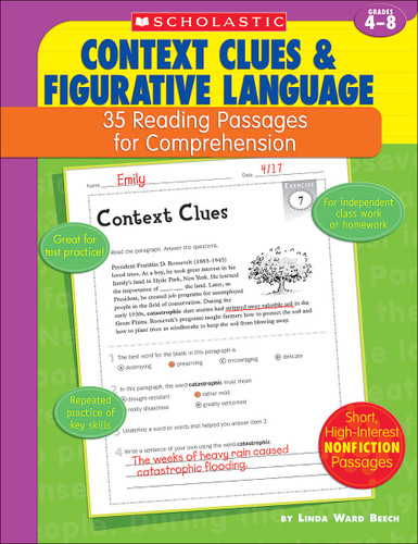 35 Reading Passages for Comprehension: Context Clues & Figurative Language (35 Reading Passages for Comprehension) by Linda Ward Beech, Linda Beech, 9780439554107