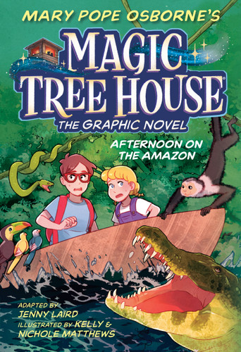 Afternoon on the Amazon Graphic Novel - 9780593488836 by Mary Pope Osborne, Jenny Laird, Kelly Matthews, Nichole Matthews, 9780593488836