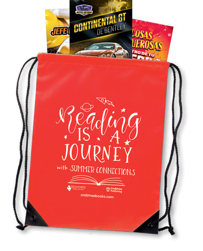 Sixth Grade Gold Spanish Summer Connections Backpack by Crabtree, Seahorse Publishing, 9781039853652
