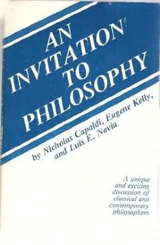 Invitation to Philosophy by Nicholas Capaldi, 9780879751623