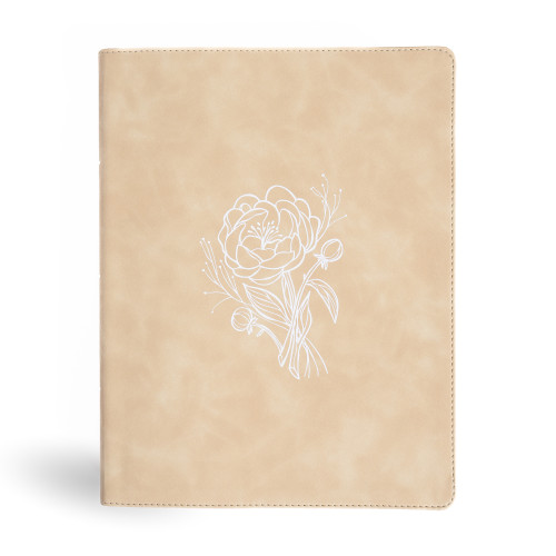CSB Illustrator's Notetaking Bible, Large Print Edition, Cream LeatherTouch by CSB Bibles by Holman, 9798384518266