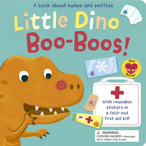 Little Dino Boo-Boos! (A book about bumps and sniffles) by Sophie Aggett, Jannie Ho, 9781664351455