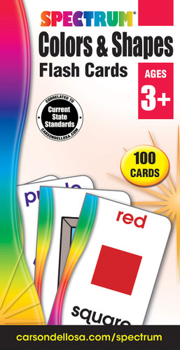 Colors & Shapes Flash Cards by Spectrum, 9781483816777