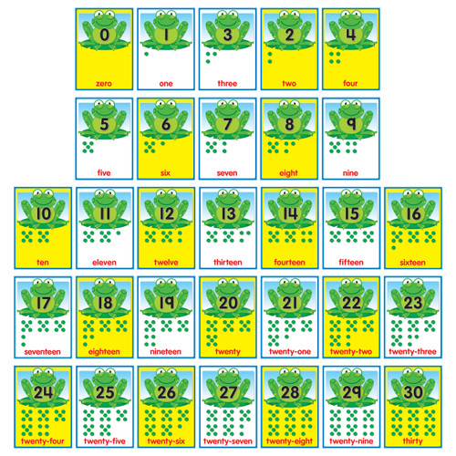 Numbers 0-30 Bulletin Board Set by Carson Dellosa Education, 9781604186901