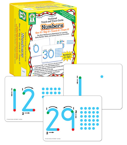 Textured Touch and Trace: Numbers (The Best Multisensory Experience for Learning Early Number Skills  and Correct Numeral Formation) by Key Education Publishing, 9781933052618