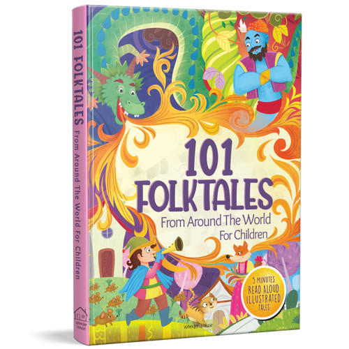 101 Folktales For Children 5 Minutes Read Aloud Illustrated Tales With Morals by Wonder House Books, 9789358568356