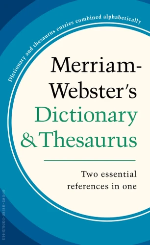 Merriam-Webster's Dictionary & Thesaurus - 9780877792932 by Merriam-Webster, 9780877792932