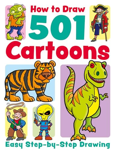 How to Draw 501 Cartoons by Nat Lambert, Barry Green, Dan Green, 9781835551806