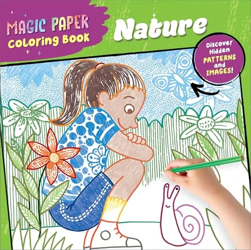 Magic Paper Coloring Book: Nature (Discover Hidden Patterns and Images!) by Norbert Pautner, 9798886507324