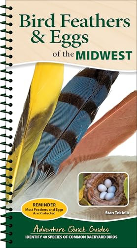 Bird Feathers & Eggs of the Midwest (Identify 40 Species of Common Backyard Birds) by Stan Tekiela, 9781647555061