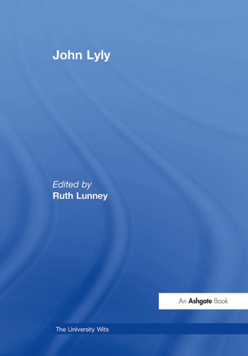 John Lyly by Ruth Lunney, 9781032918877
