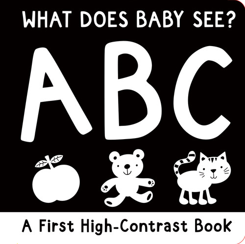 What Does Baby See? ABC: A First High-Contrast Board Book by Simon Abbott, 9781441344762
