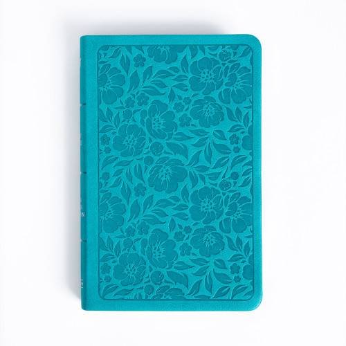 KJV Personal Size Bible, Teal LeatherTouch by Holman Bible Publishers, 9798384525301