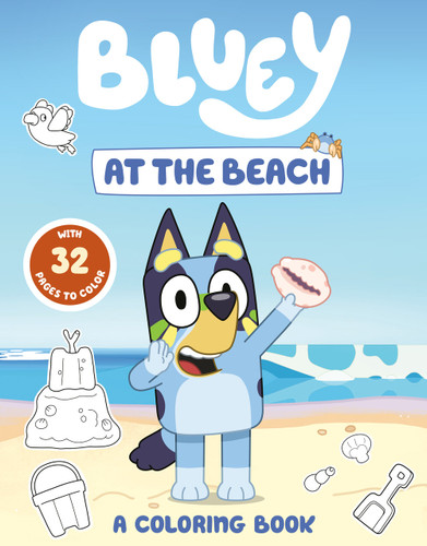 Bluey: At the Beach: A Coloring Book by Penguin Young Readers Licenses, 9780593891377