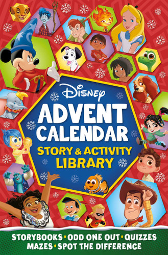 Disney: 5-in-1 Advent Calendar (Story & Activity Library with 24 Books to Open Every Day Leading Up to Christmas) by IglooBooks, 9781837952311
