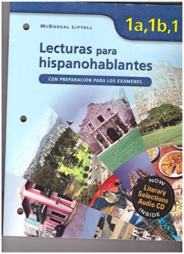 Lecturas para hispanohablantes (Student) Level 1A/1B/1 (Spanish Edition) by ML, 9780618766062 Lecturas para hispanohablantes (Student) Level 1A/1B/1 (Spanish Edition) by ML, 9780618766062