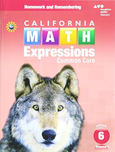 Homework and Remembering Workbook, Volume 1 Grade 6 by HNM HNM, 9780544211414