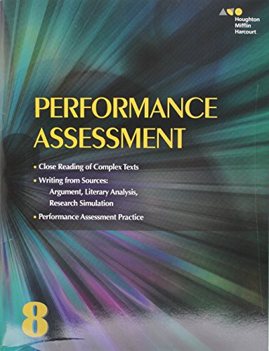 Performance Assessment Student Edition Grade 8 - 9780544569355 by HOUGHTON MIFFLIN HARCOURT, 9780544569355