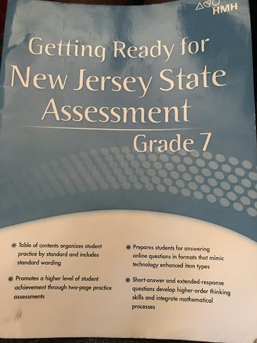 Getting Ready for the New Jersey State Assessments Student Edition Grade 7 by HOUGHTON MIFFLIN HARCOURT, 9781328961624