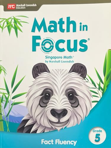 Singapore Math Fact Fluency Grade 5 by HOUGHTON MIFFLIN HARCOURT, 9780358105183