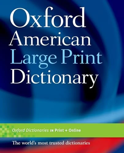 Oxford American Large Print Dictionary, 9780195371253