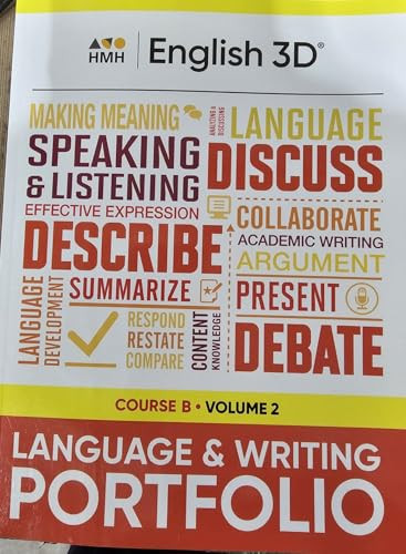 Course B Volume 2 Language & Writing Portfolio by HMH HMH, 9780358609476
