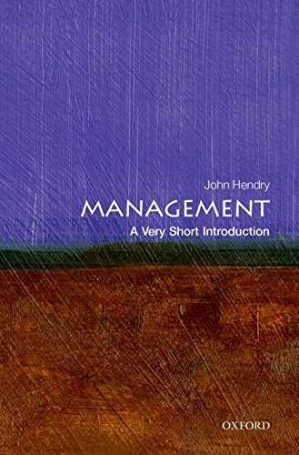 Management (A Very Short Introduction) by John Hendry, 9780199656981