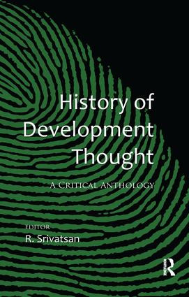 History of Development Thought (A Critical Anthology) by R. Srivatsan, 9781138664838