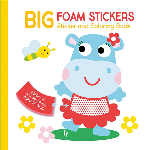 Big Foam Stickers: Sticker & Coloring Book (Hippo & Friends) by Yoyo Books, 9789465055374 Big Foam Stickers: Sticker & Coloring Book (Hippo & Friends) by Yoyo Books, 9789465055374
