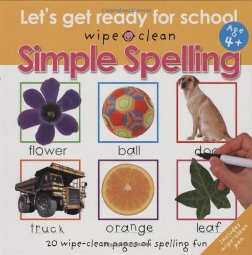 Wipe Clean Simple Spelling by Roger Priddy, 9780312494544