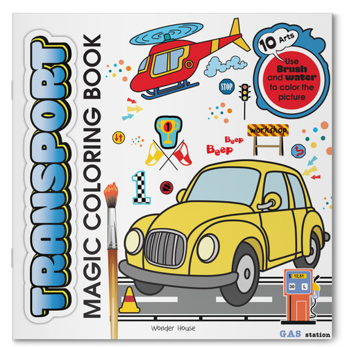 Transport Magic Coloring Book by , 9789362146991 Transport Magic Coloring Book by , 9789362146991