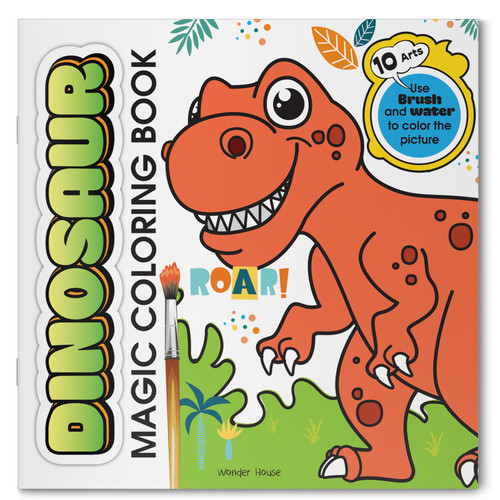 Dinosaur Magic Coloring Book by , 9789362147448
