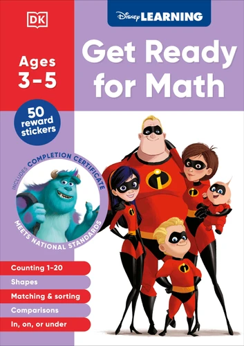 Disney Learning Get Ready for Math (Ages 3-5) (Preschool Beginner Math Workbook for Kids, Curriculum-Based) by DK, 9798217128242