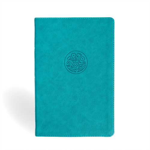 NASB Giant Print Reference Bible, Teal LeatherTouch, Indexed by Holman Bible Publishers, 9798384533702