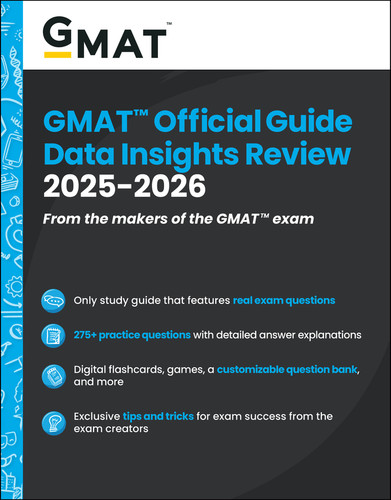 GMAT Official Guide Data Insights Review 2025-2026 (Book + Online Question Bank) by GMAC (Graduate Management Admission Council), 9781394333899