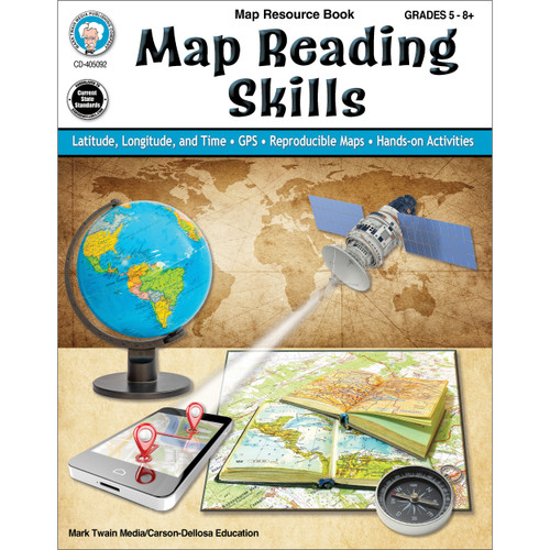 Map Reading Skills Workbook, Grades 5 - 12 by Myrl Shireman, 9781622239061