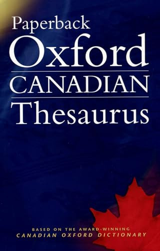 Paperback Oxford Canadian Thesaurus by Robert Pontisso, 9780195420692