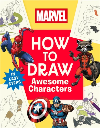 Marvel How to Draw Awesome Characters by DK, 9780593969281