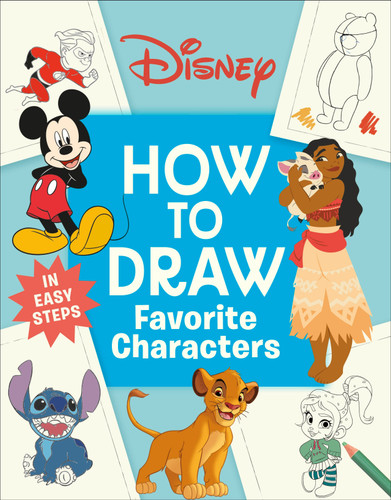 Disney How to Draw Favorite Characters by DK, 9780593969274