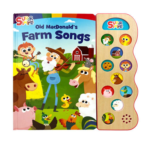 Super Simple Old MacDonald's Farm Songs by Lauren Mowat, Cottage Door Press, 9798890192158