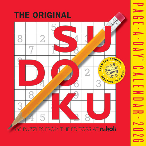 Original Sudoku Page-A-Day® Calendar 2026 (365 Puzzles from the Editors at Nikoli) by Editors of Nikoli Publishing, Workman Calendars, 9781523529612