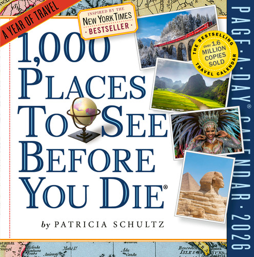1,000 Places to See Before You Die Page-A-Day® Calendar 2026 (A Year of Travel) by Workman Calendars, Patricia Schultz, 9781523530816