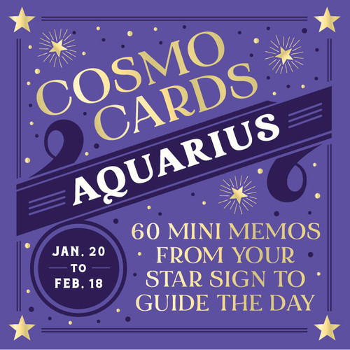 Cosmo Cards: Aquarius (60 Mini Memos from Your Star Sign to Guide the Day) by Randi Ocena, 9781797234625