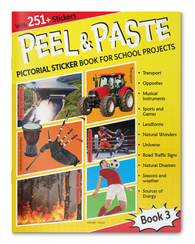 Peel & Paste: Book 3 (Pictorial Sticker Book) by Wonder House Books, 9789354407130