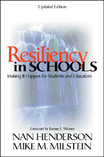 Resiliency in Schools (Making It Happen for Students and Educators) by Nan Henderson, Mike M Milstein, 9780761946694