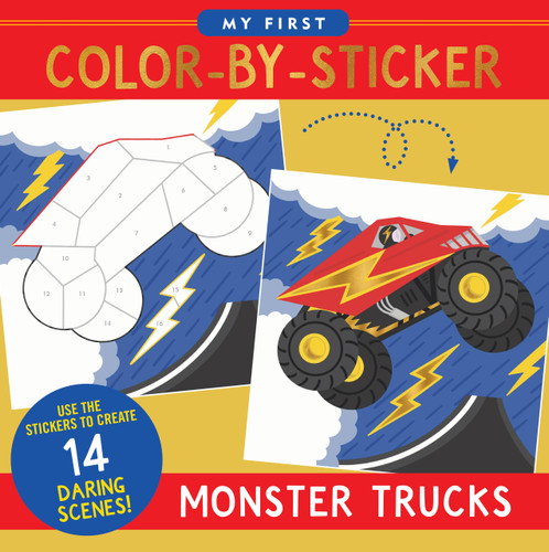 My First Color-by-Sticker Book - Monster Trucks by Martha Zschock, 9781441346209