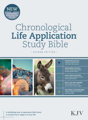 KJV Chronological Life Application Study Bible, Second Edition (Hardcover) by Tyndale, 9781496489555