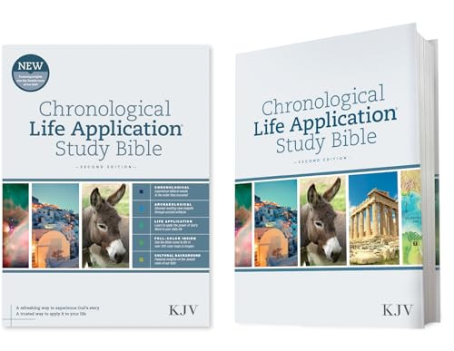 KJV Chronological Life Application Study Bible, Second Edition (Hardcover) by Tyndale, 9781496489555